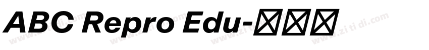ABC Repro Edu字体转换 ABC Repro Edu字体转换